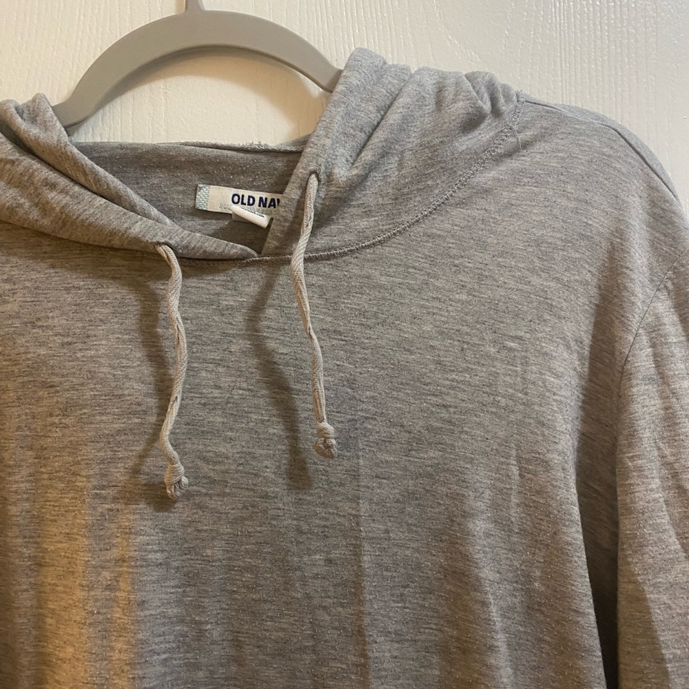 Gray Lightweight Hoodie